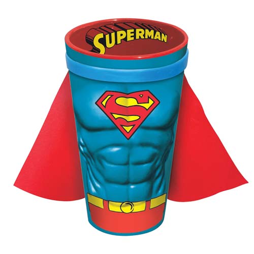Superman Molded Caped 16 oz. Pint Glass